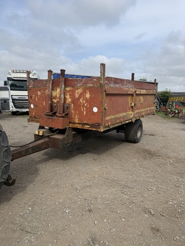 Dump trailer for tractor - dump,