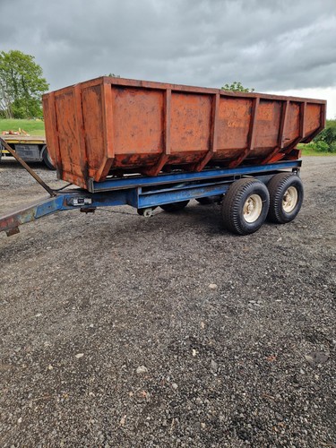 Ton dump trailer - trailer, muck