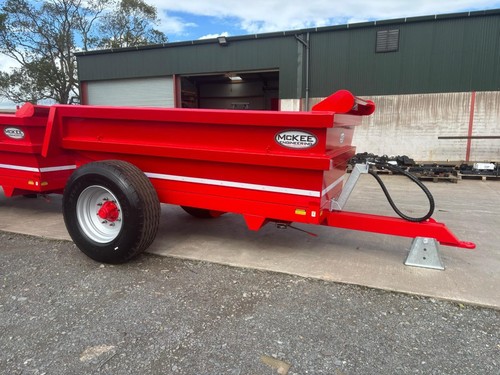 Mckee ton dump trailer - mckee,