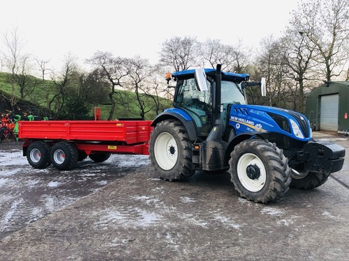 10t dropside tipping - 8t, &